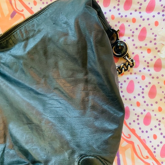 Gucci Black Leather Galaxy Chain Hobo Bag Authentic - Picture 10 of 13